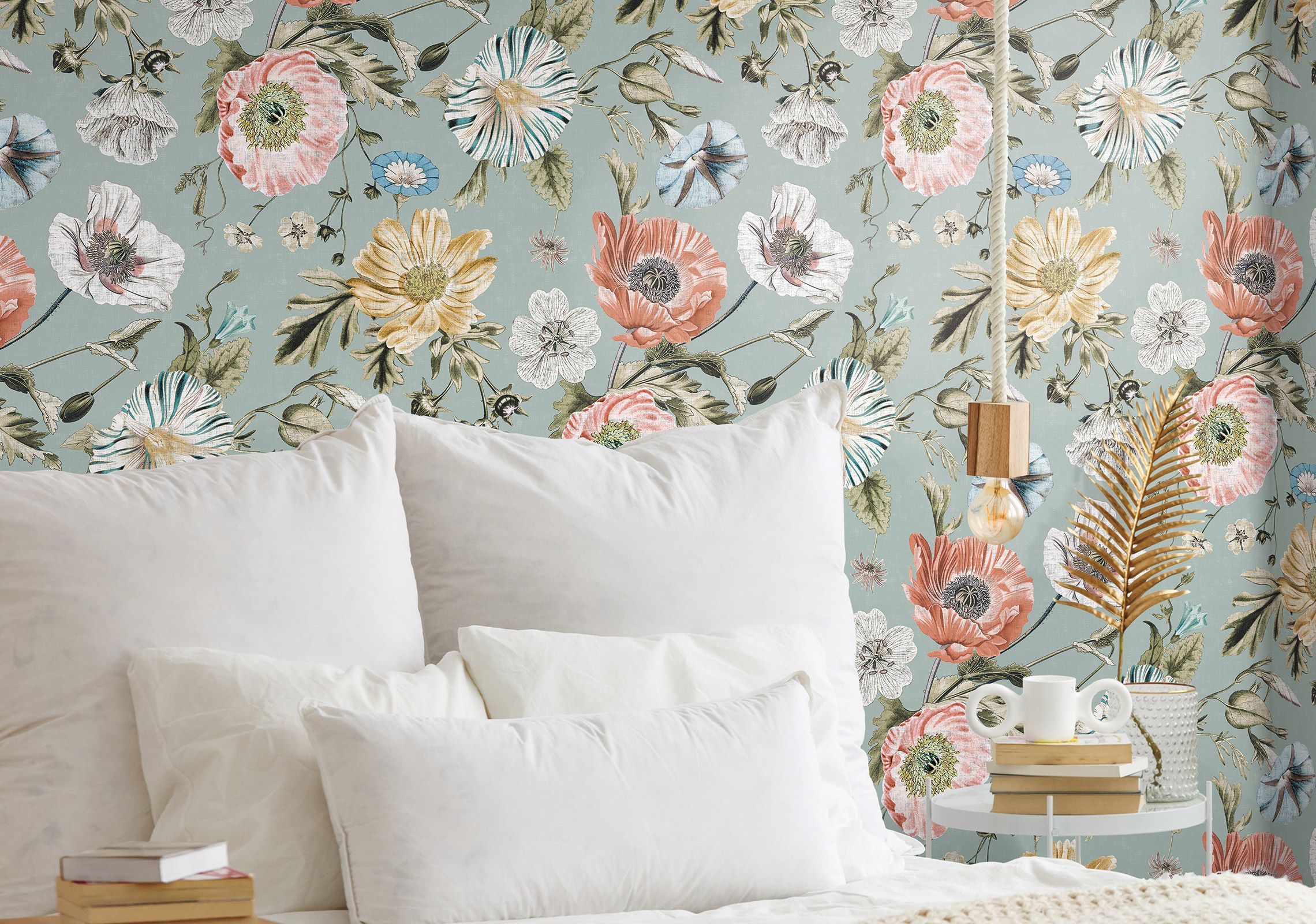 Elegance Vintage Peel and Stick Wallpaper (Removable)  Peal and stick  wallpaper, Wallpaper accent wall, Modern floral wallpaper