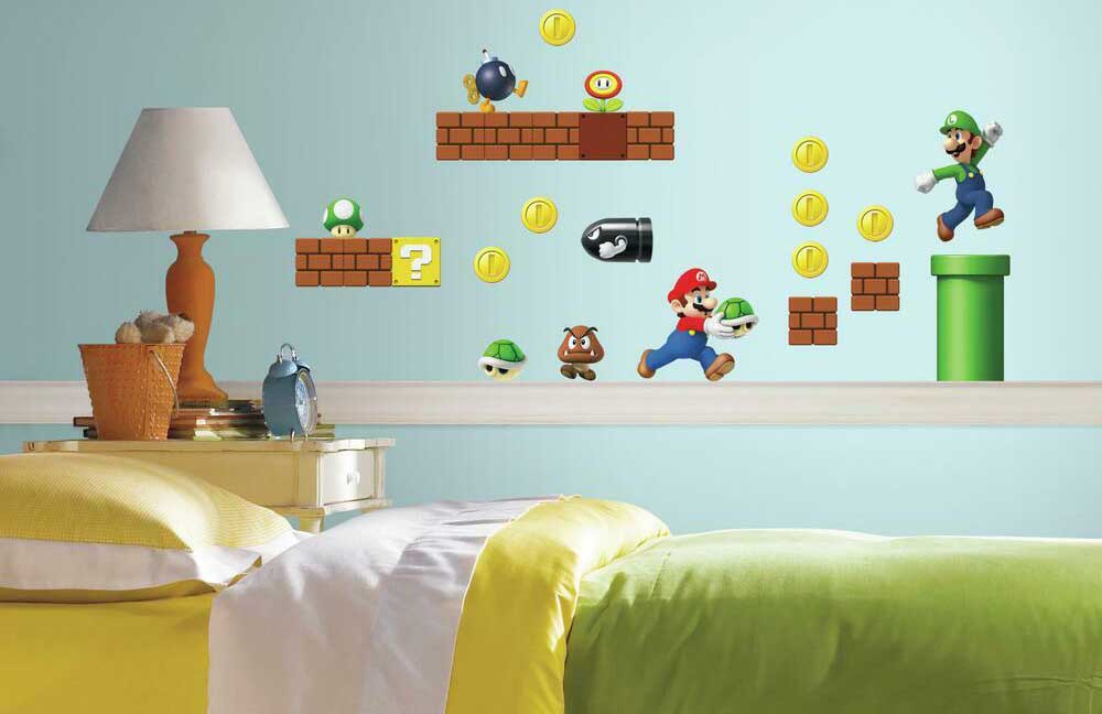 Super Mario Bros Wall Decals