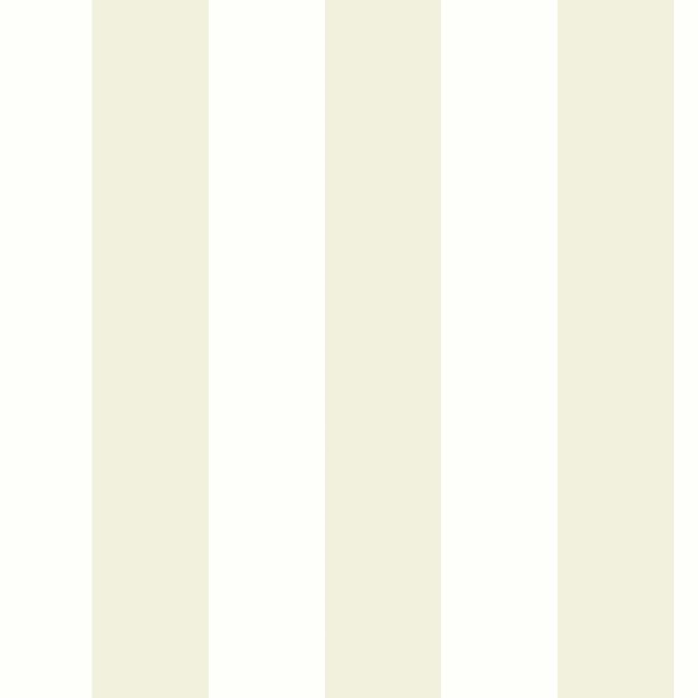 Awning Stripe Peel and Stick Wallpaper Peel and Stick Wallpaper RoomMates Roll Neutral 