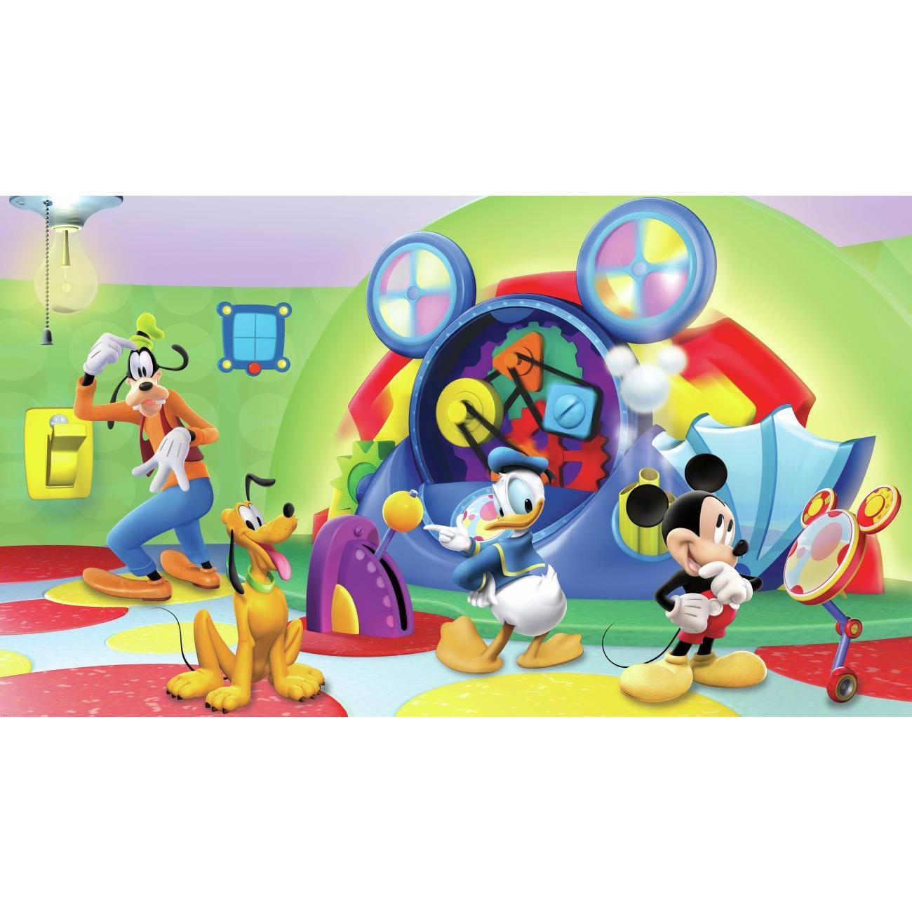 Mickey Mouse Clubhouse Capers XL Spray and Stick Wallpaper Mural Wall Murals RoomMates Each  
