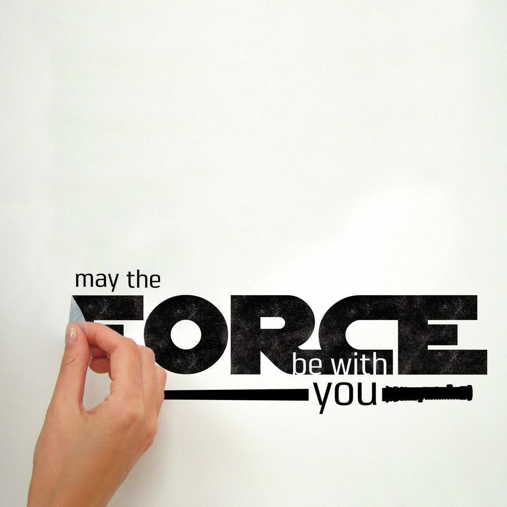 Star Wars Classic Force Quote Peel and Stick Wall Decals Wall Decals RoomMates   