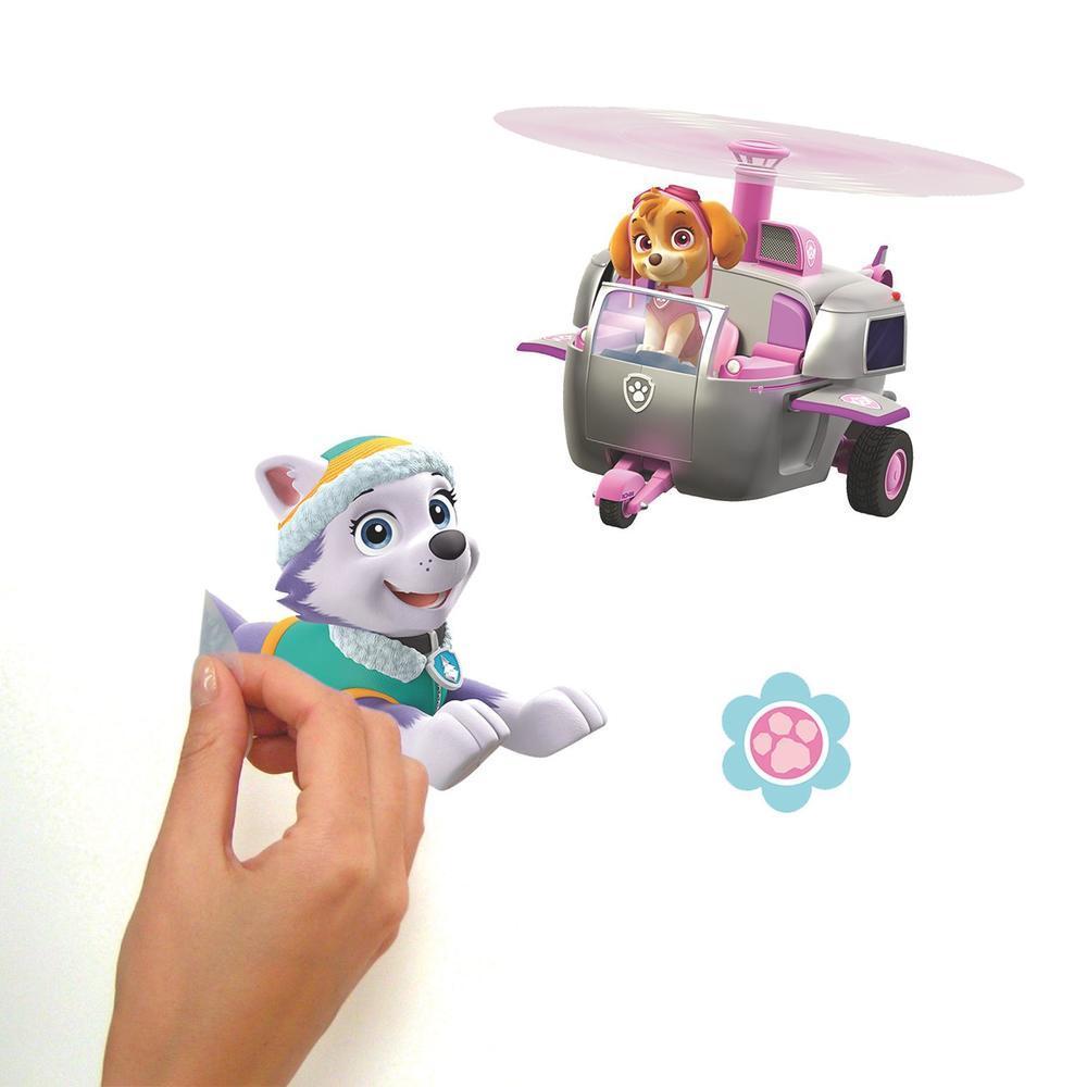 PAW Patrol Girl Pups Peel and Stick Wall Decals Wall Decals RoomMates   