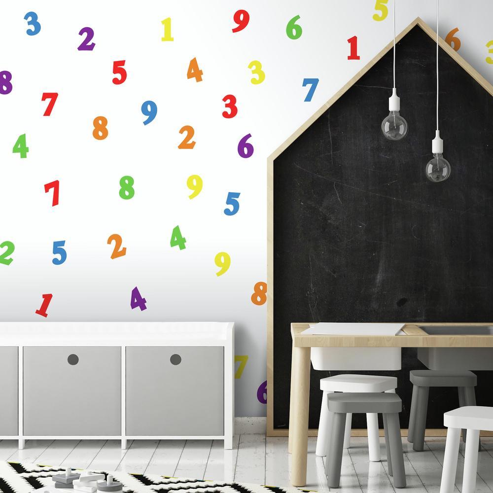 Colorful Numbers Wall Decals Wall Decals RoomMates   