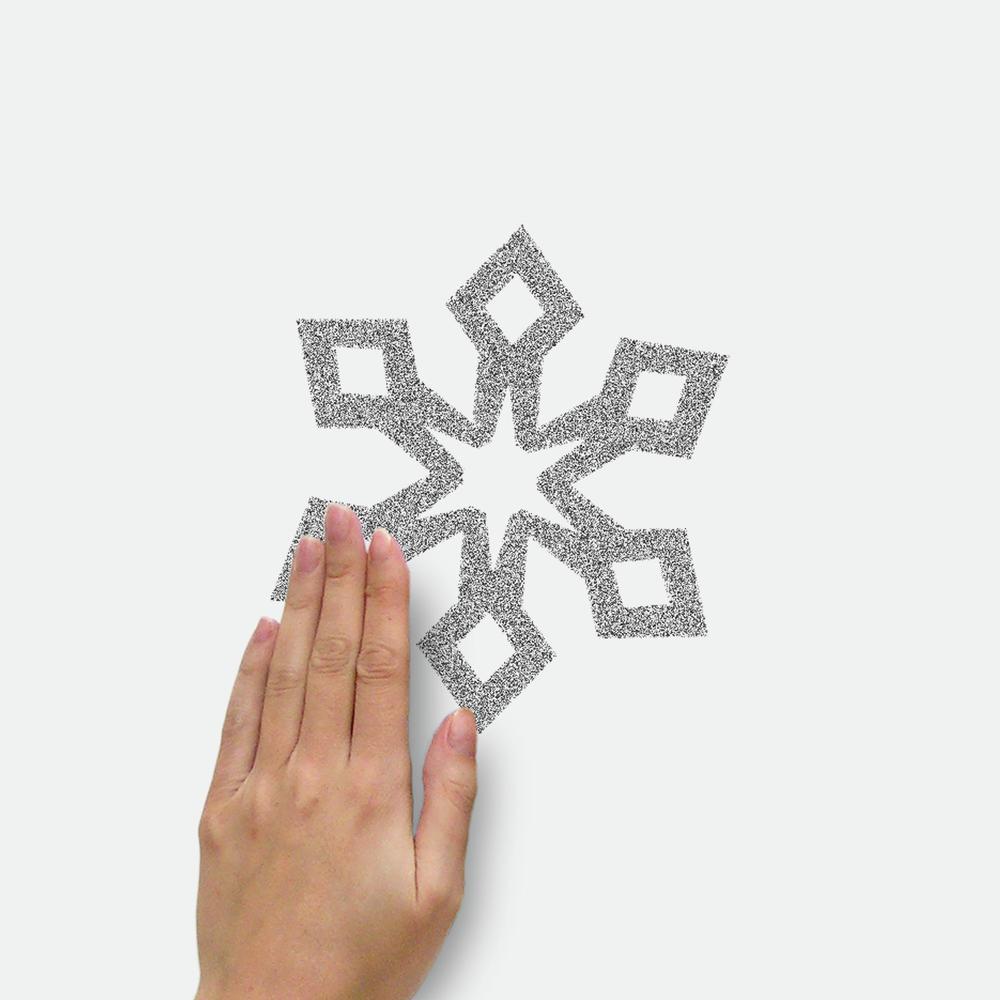 Glitter Snowflakes Wall Decals Wall Decals RoomMates   