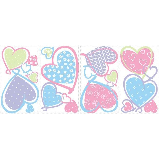 Hearts Wall Decals Wall Decals RoomMates   