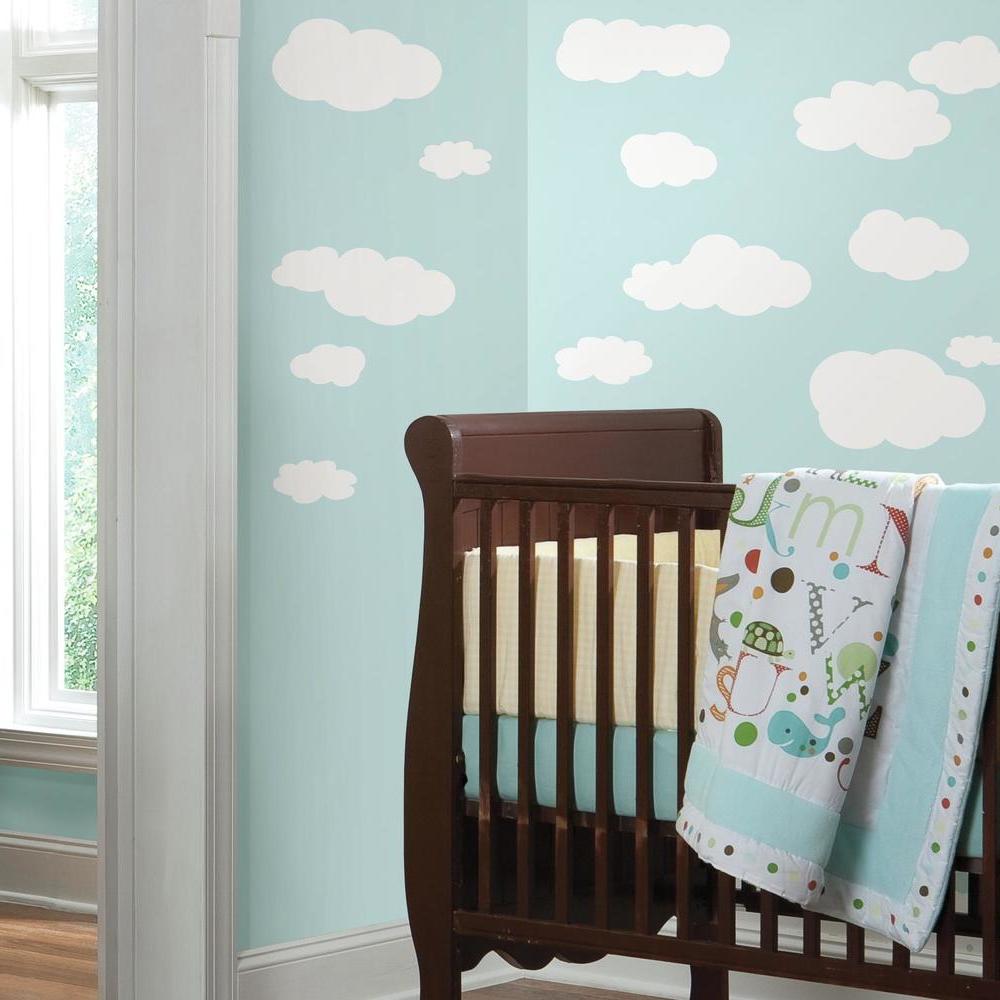 White Clouds Wall Decals Wall Decals RoomMates   
