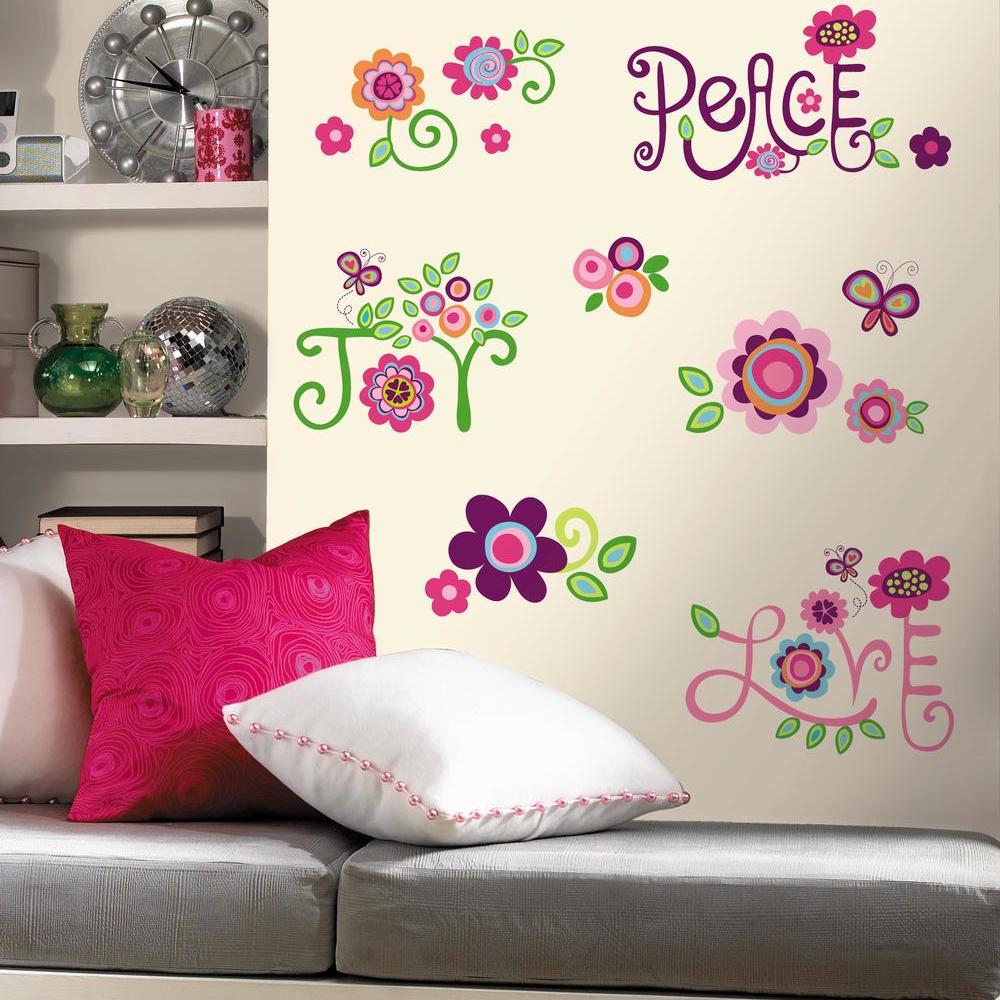 Love, Joy, Peace Wall Decals Wall Decals RoomMates   