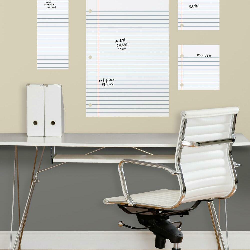 Notebook Paper Dry Erase Wall Decals Wall Decals RoomMates   