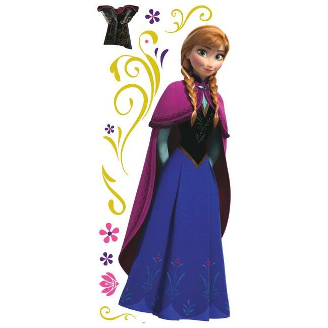 Disney Frozen Anna with Cape Giant Wall Decals Wall Decals RoomMates   