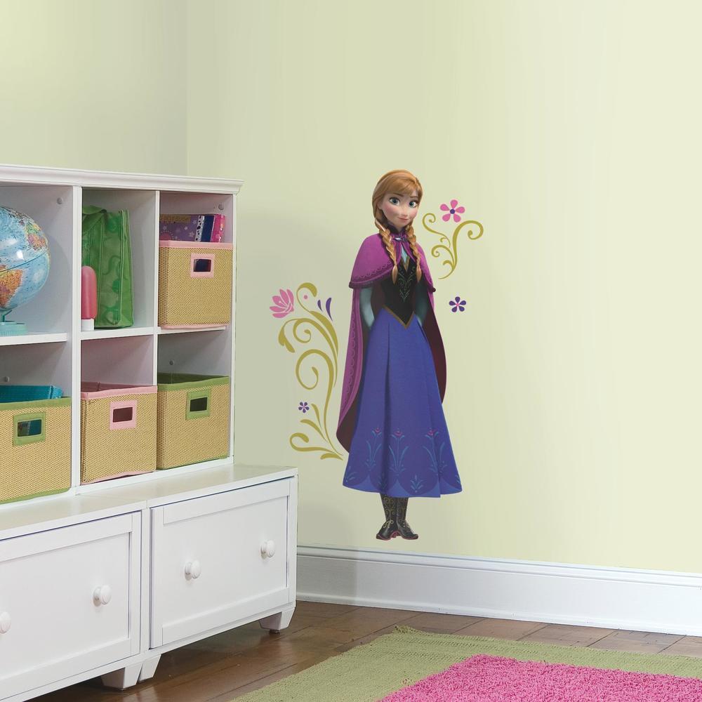 Disney Frozen Anna with Cape Giant Wall Decals Wall Decals RoomMates   