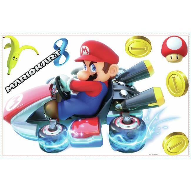 Mario Kart 8 Giant Wall Decals Wall Decals RoomMates   