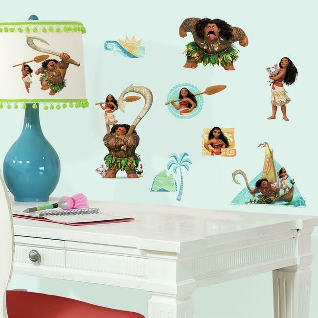Disney Moana Peel and Stick Wall Decals Wall Decals RoomMates   