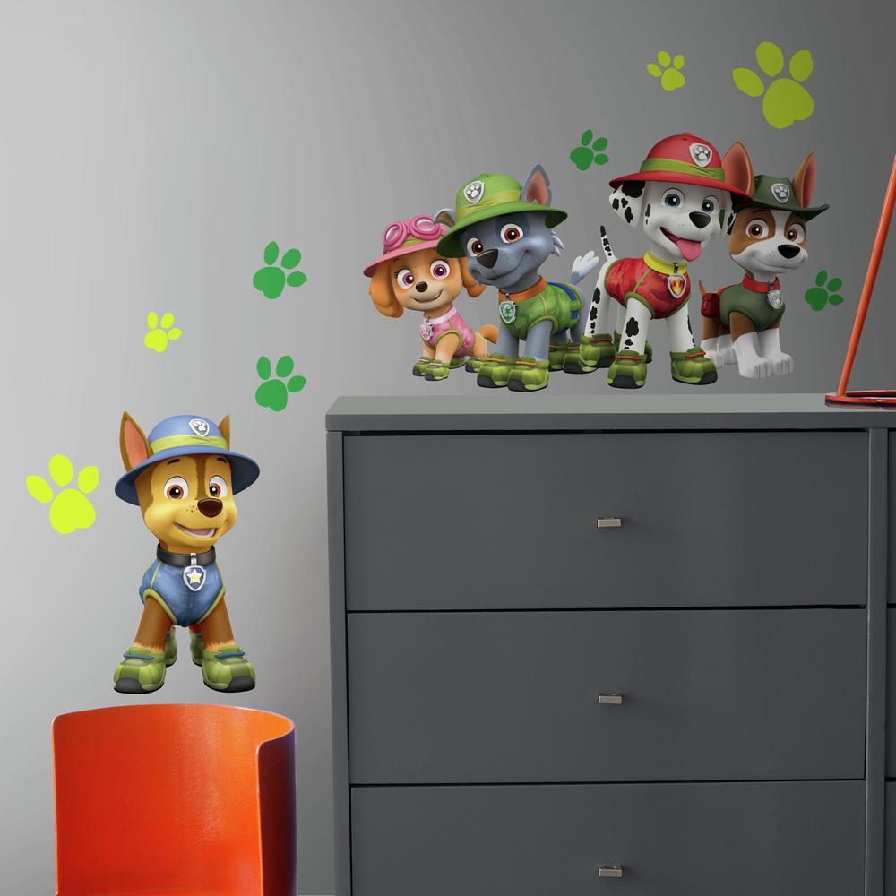 Jungle Paw Patrol Giant Wall Decals Wall Decals RoomMates   