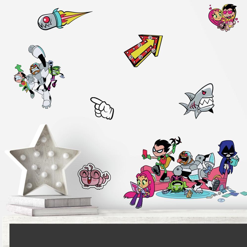 Teen Titans GO! Peel and Stick Wall Decals Wall Decals RoomMates   