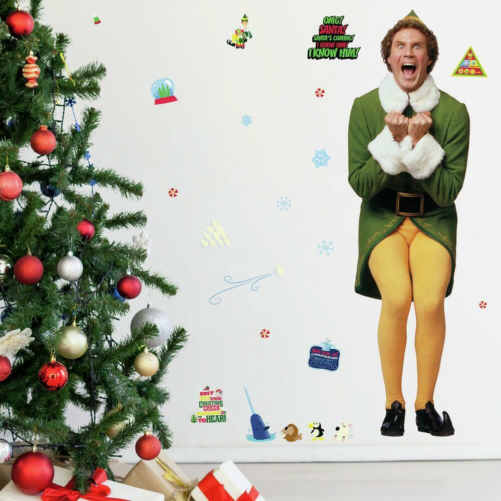 Buddy the Elf Giant Wall Decals Wall Decals RoomMates   