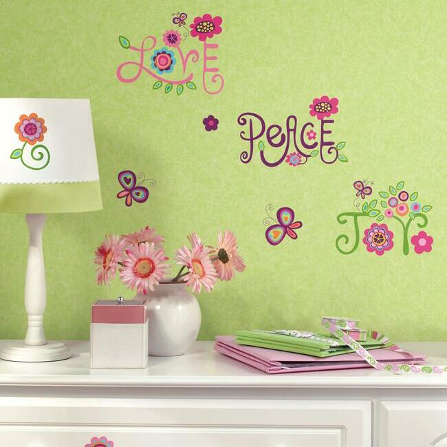 Love, Joy, Peace Wall Decals Wall Decals RoomMates   