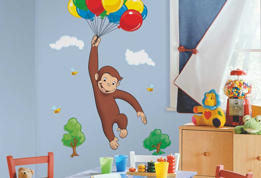 Curious George Wall Decals