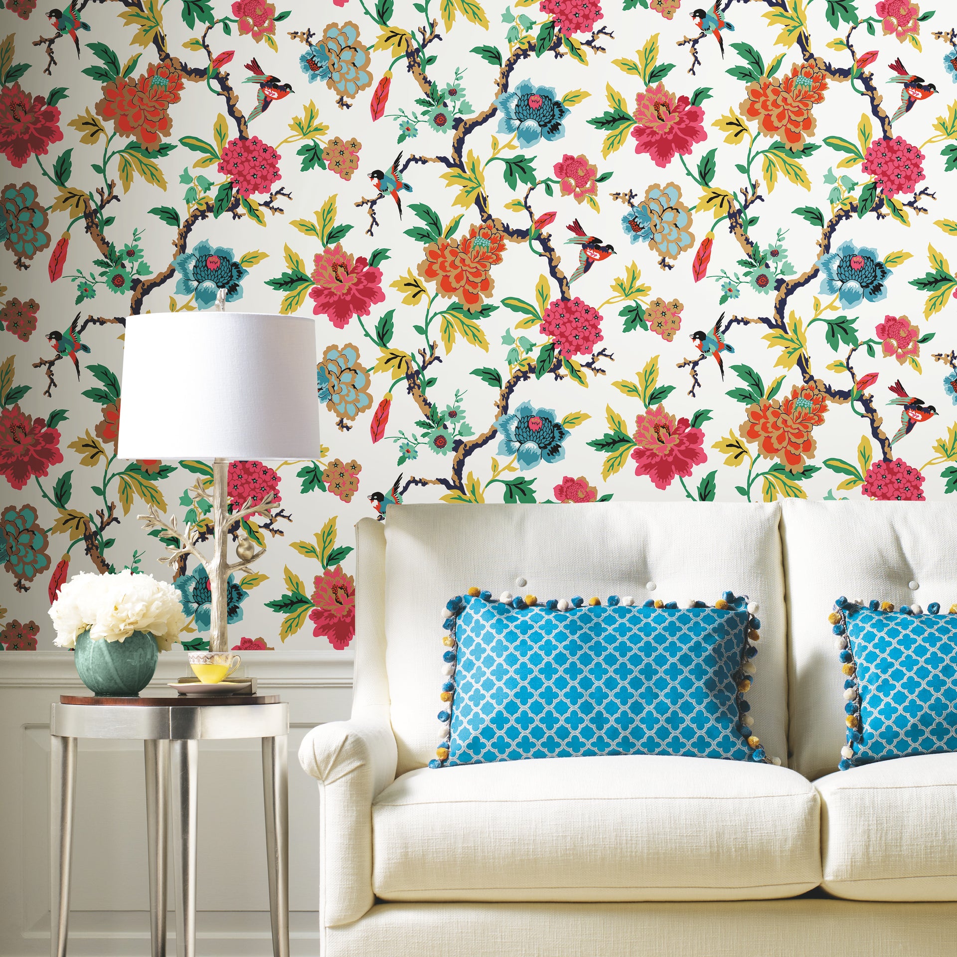 Waverly Peel and Stick Wallpaper – RoomMates Decor