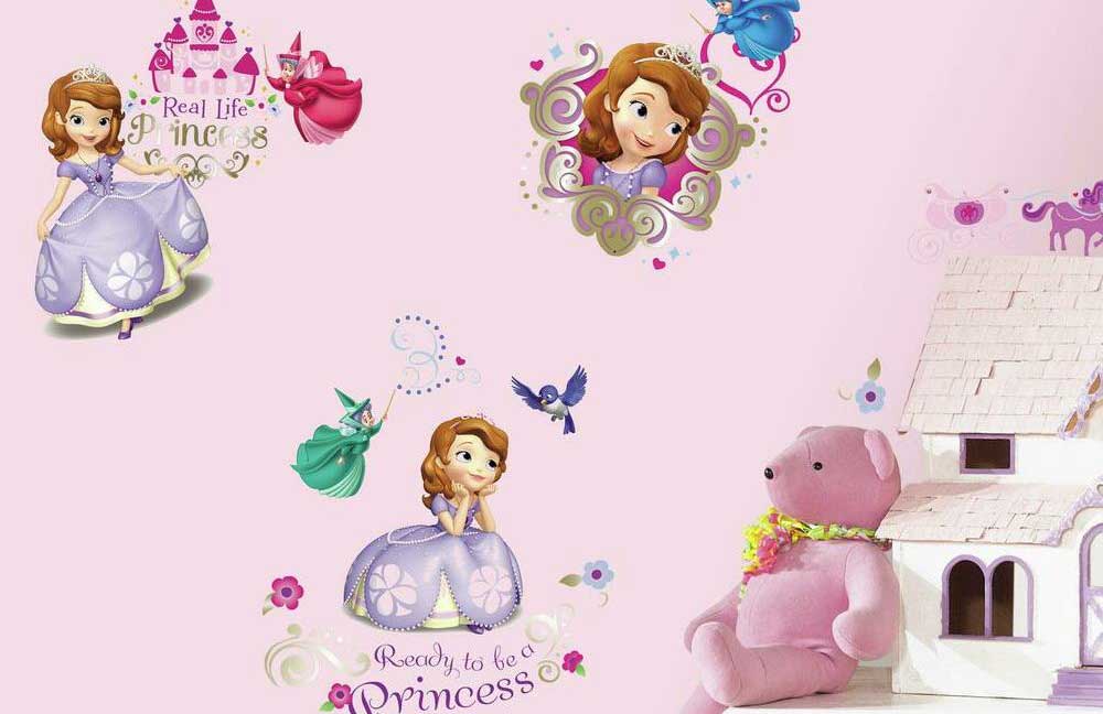 Sofia the First wall decals