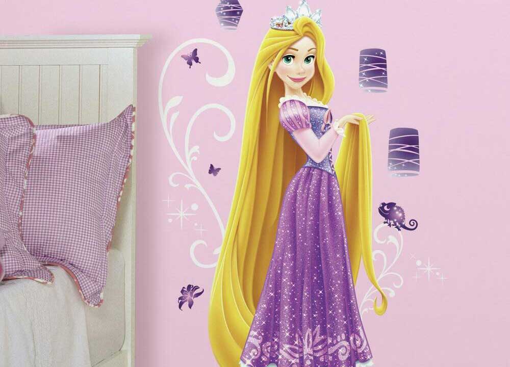 Tangled and Rapunzel wall decals