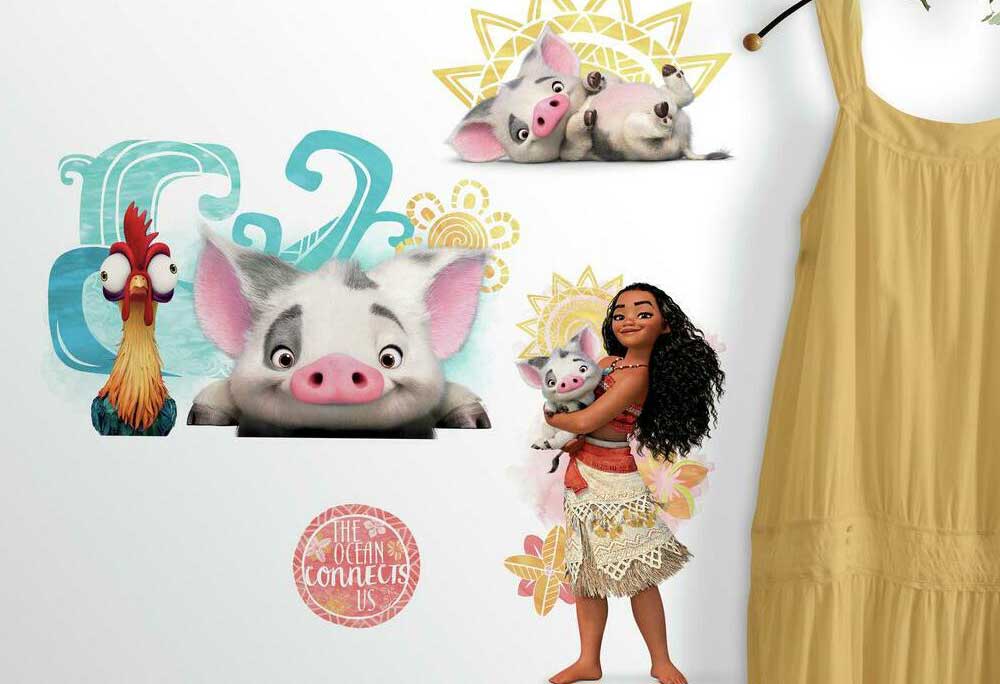 moana wall decals