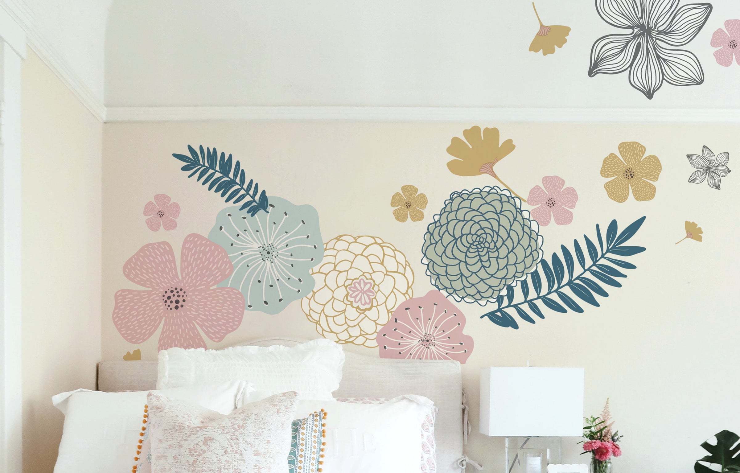 floral wall decals