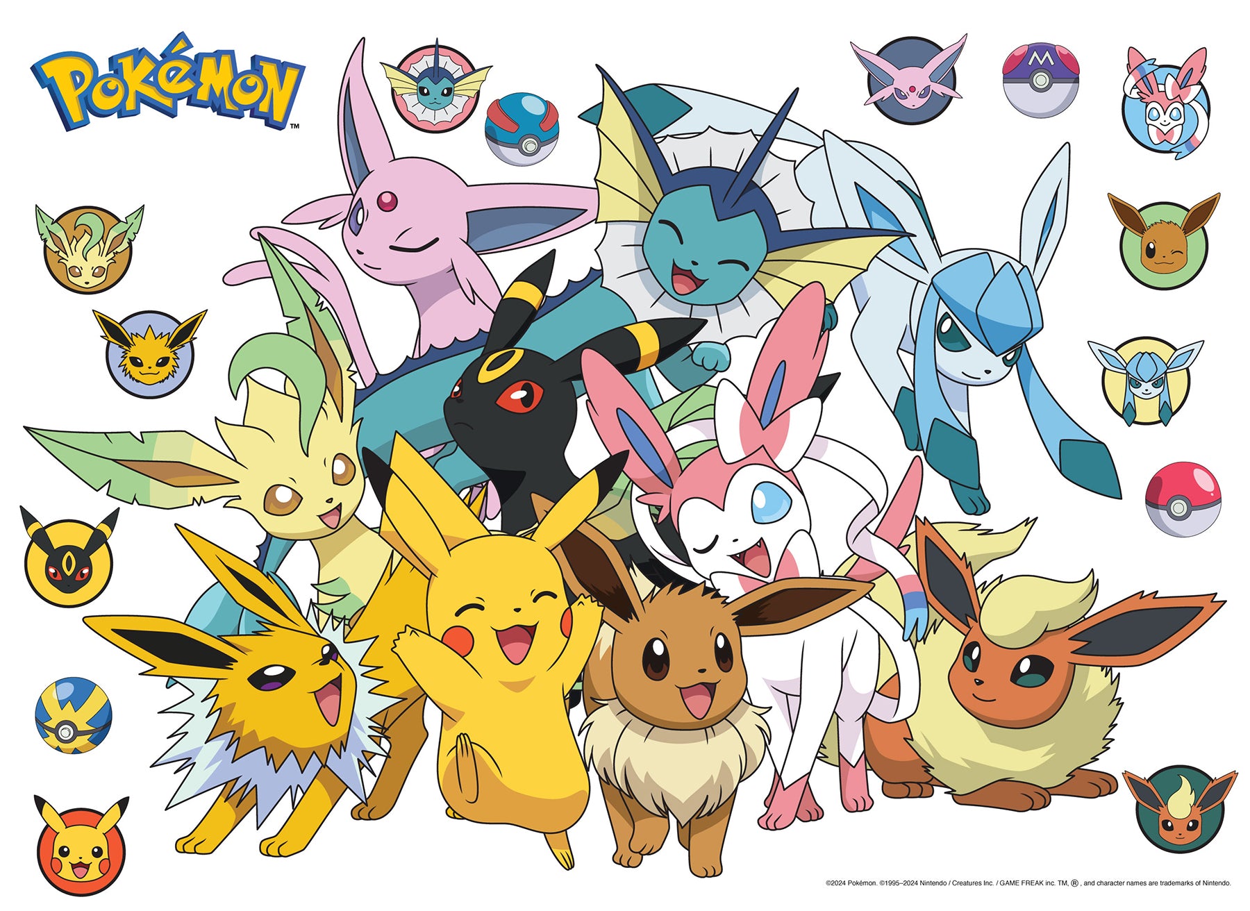 Pokemon Eevee Evolutions Wall Decals Wall Decals RoomMates