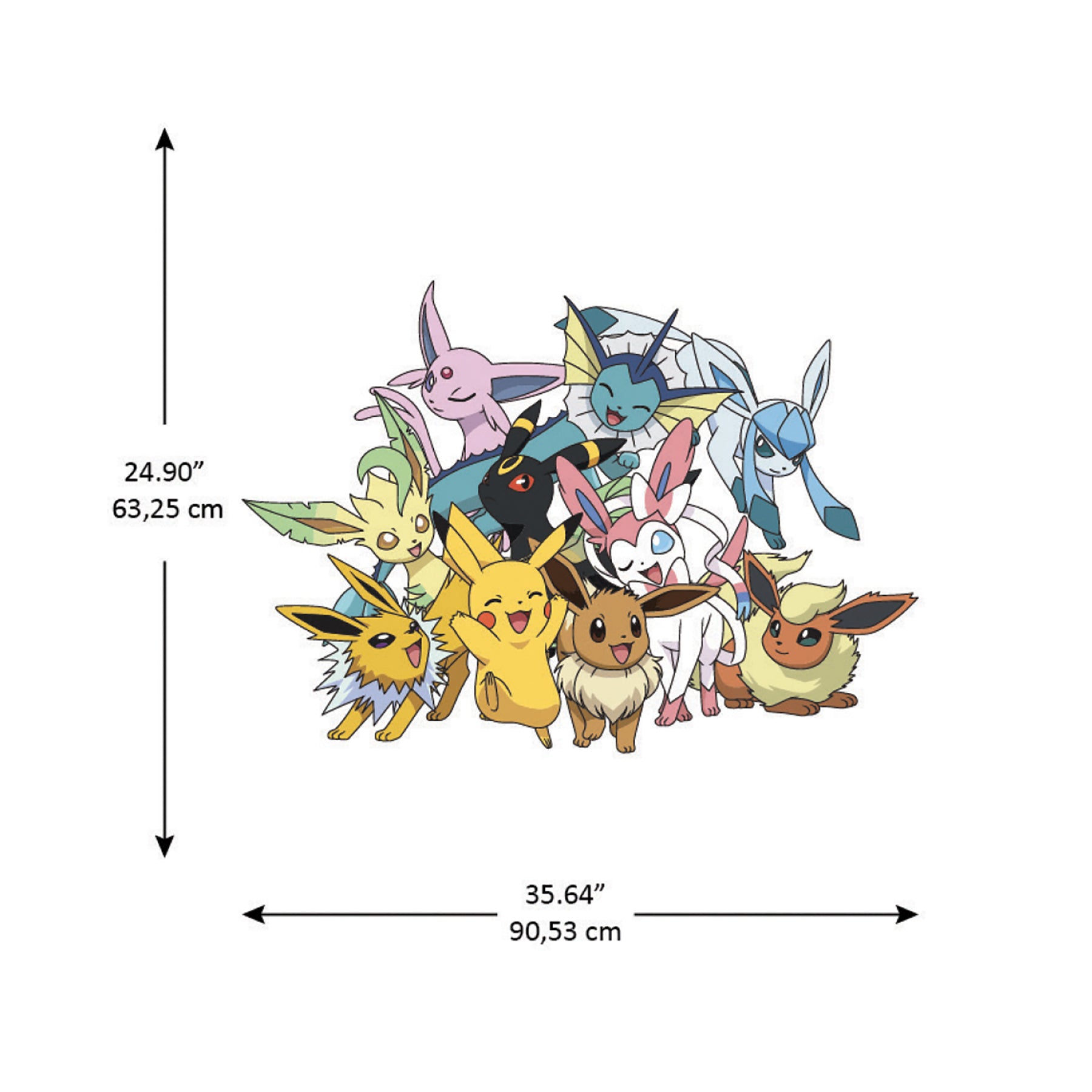 Pokemon Eevee Evolutions Wall Decals Wall Decals RoomMates