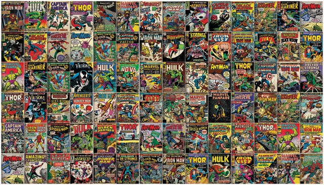 Marvel Comic Cover Peel and Stick Mural Wall Murals RoomMates   