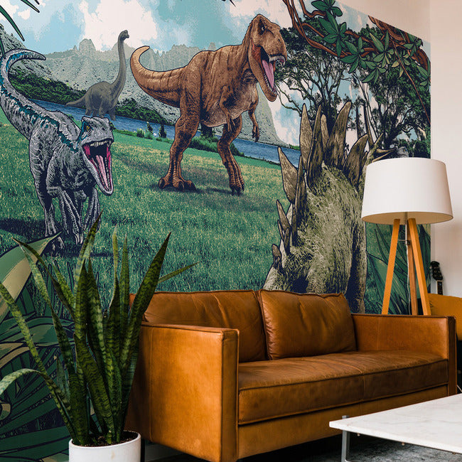 Jurassic Park Peel & Stick Mural Wall Murals RoomMates   