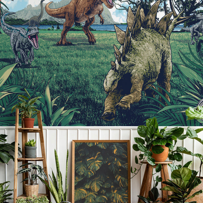 Jurassic Park Peel & Stick Mural Wall Murals RoomMates   