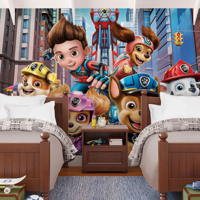 Paw Patrol The Movie Peel And Stick Mural Wall Murals RoomMates   