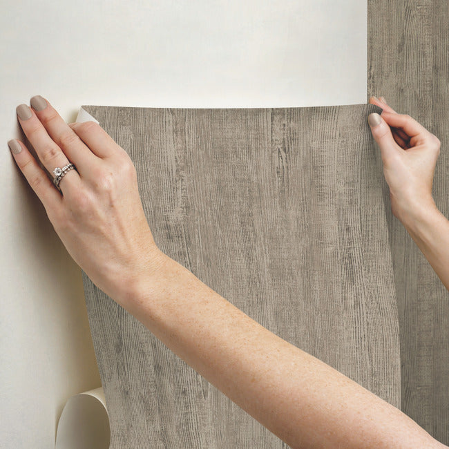 Dimensional Natural Wood Peel & Stick Wallpaper Peel and Stick Wallpaper RoomMates   