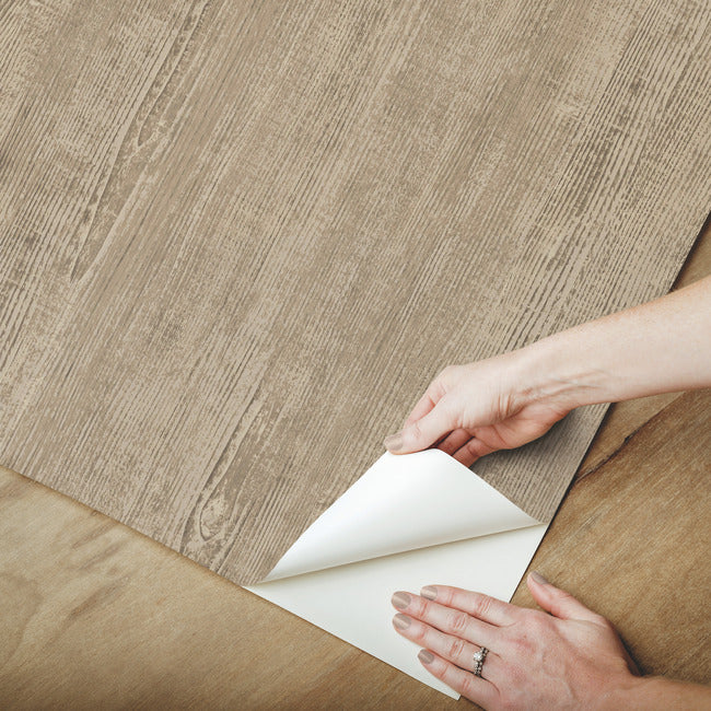 Dimensional Natural Wood Peel & Stick Wallpaper Peel and Stick Wallpaper RoomMates   