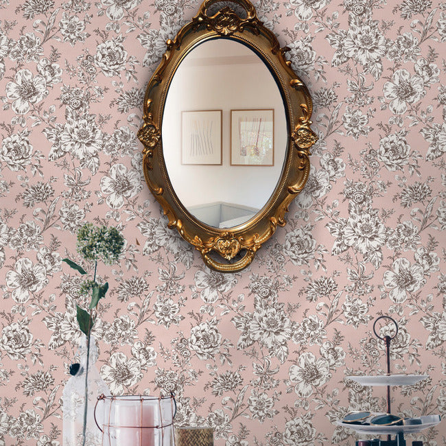 Winifred Peel & Stick Wallpaper Peel and Stick Wallpaper RoomMates   