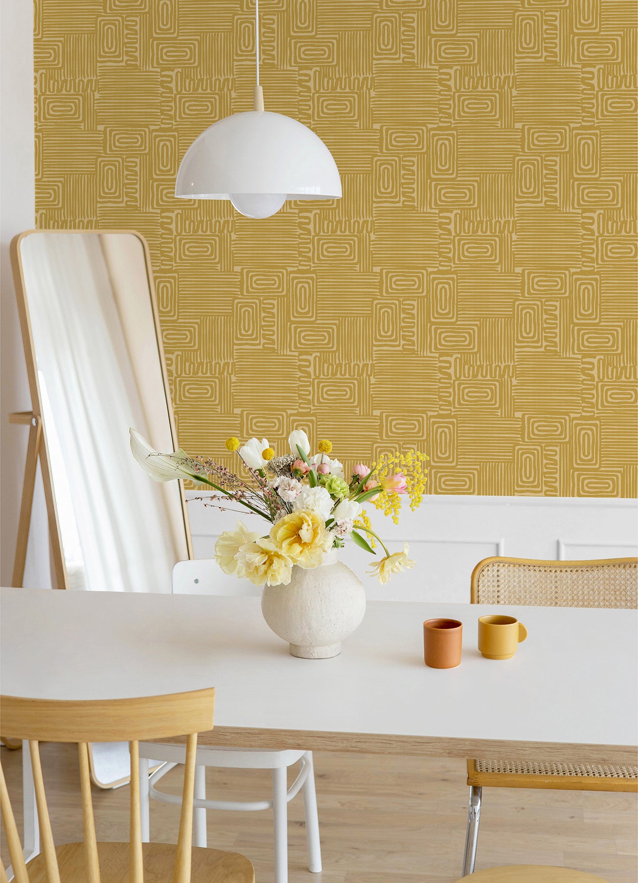 Emily Rayna Pathways Peel and Stick Wallpaper Peel and Stick Wallpaper RoomMates   