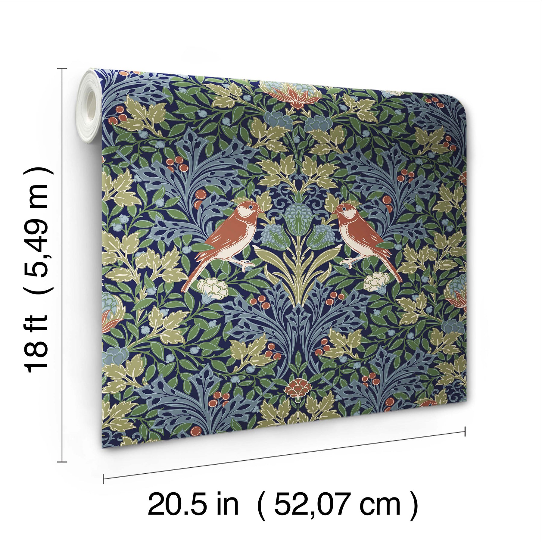 Garden Aviary Peel and Stick Wallpaper Peel and Stick Wallpaper RoomMates   