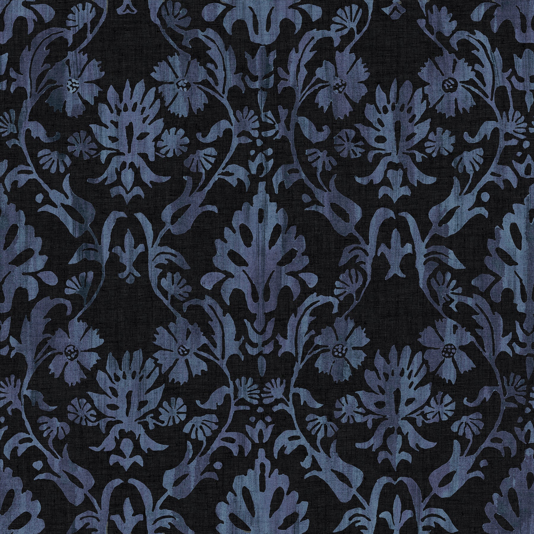 Blooming Damask Peel and Stick Wallpaper Peel and Stick Wallpaper RoomMates Roll Black 