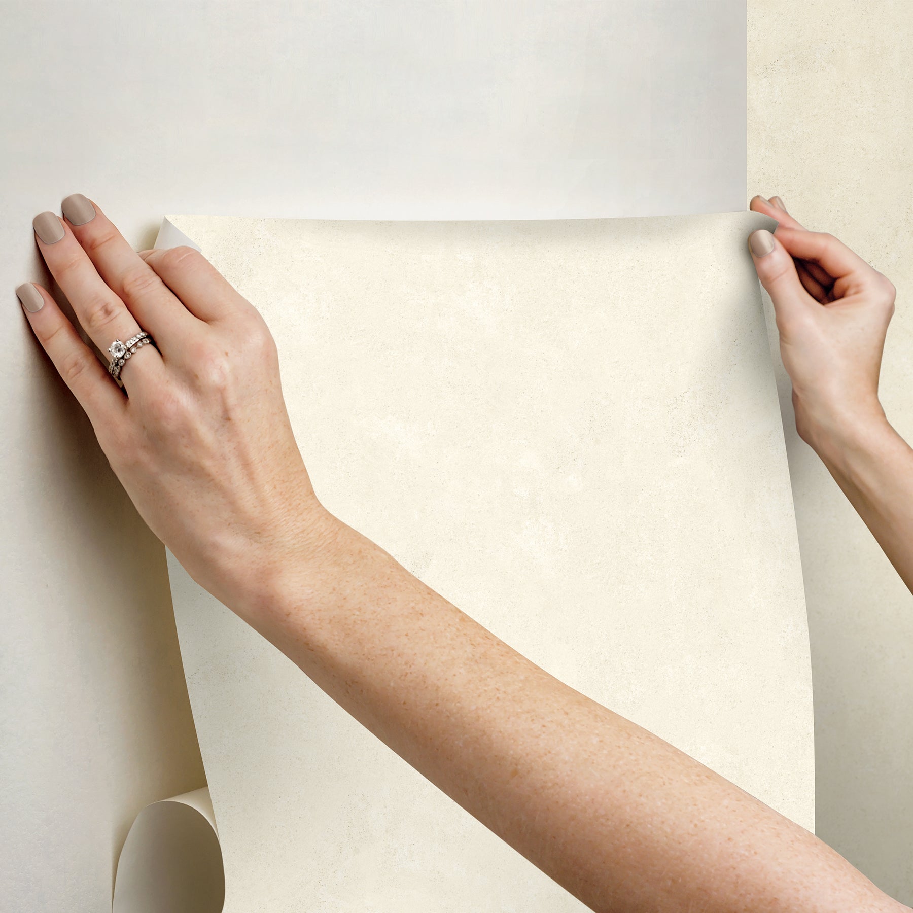 Mr. Kate Daphne Limewash Peel and Stick Wallpaper Peel and Stick Wallpaper RoomMates Decor   