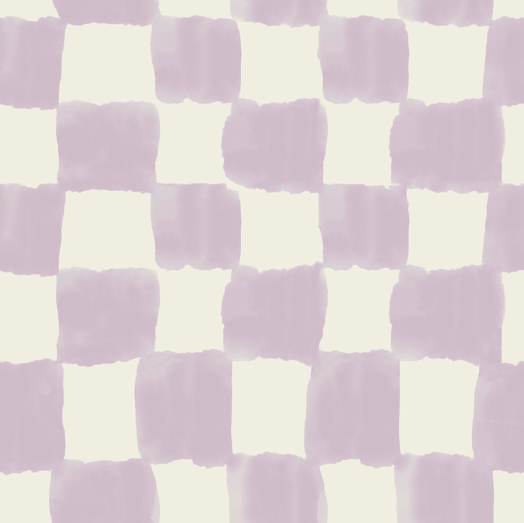 Mr. Kate Tess Watercolor Checker Peel and Stick Wallpaper Peel and Stick Wallpaper RoomMates Roll Soft Lavender 