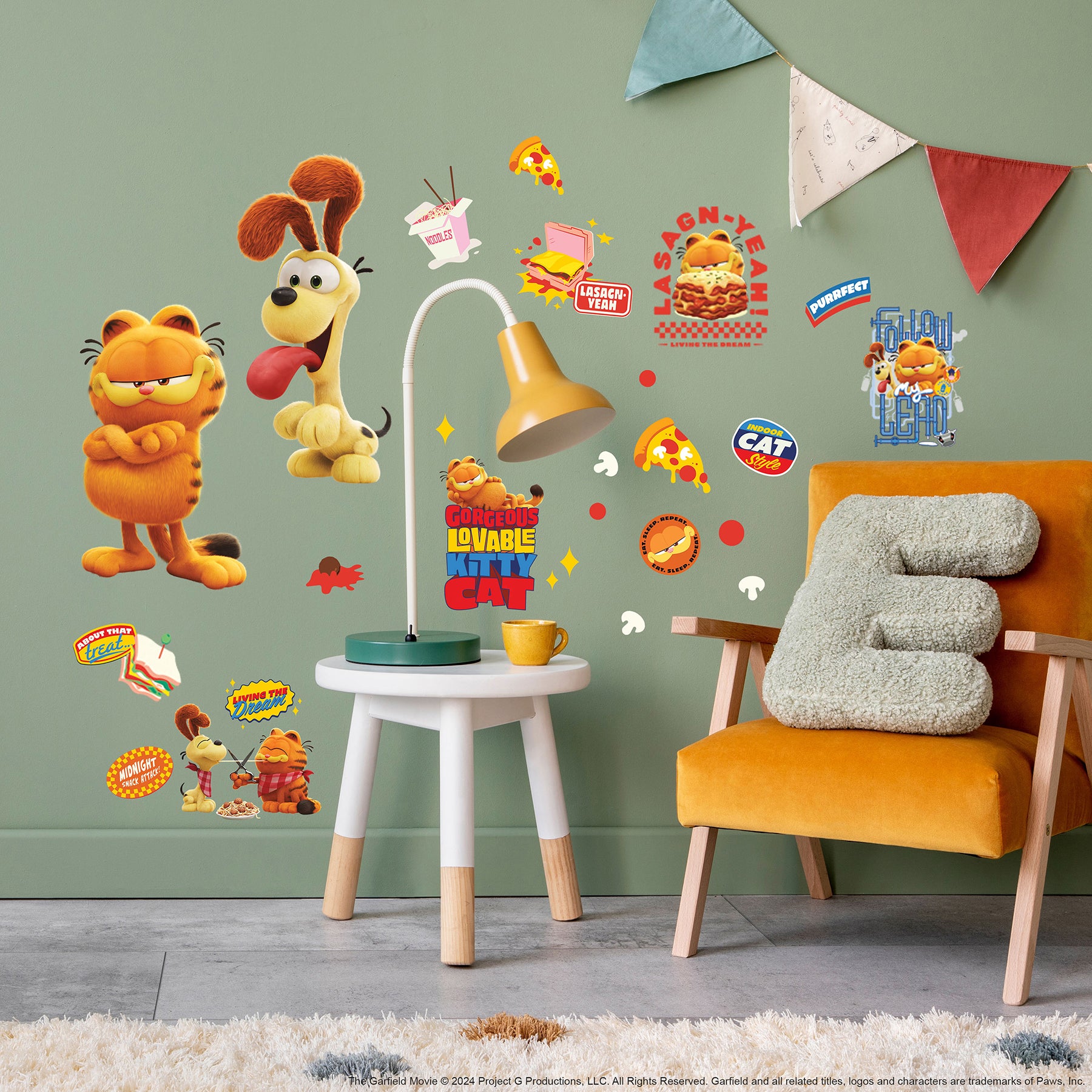 The Garfield Movie Wall Decals Wall Decals RoomMates   