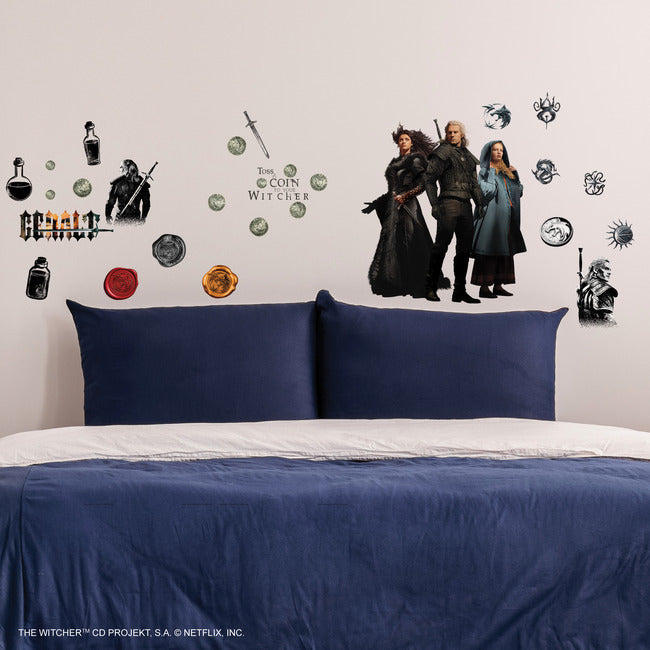 The Witcher Characters Wall Decals Wall Decals RoomMates Decor   