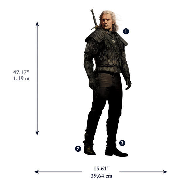The Witcher Geralt Giant Wall Decals Wall Decals RoomMates Decor   