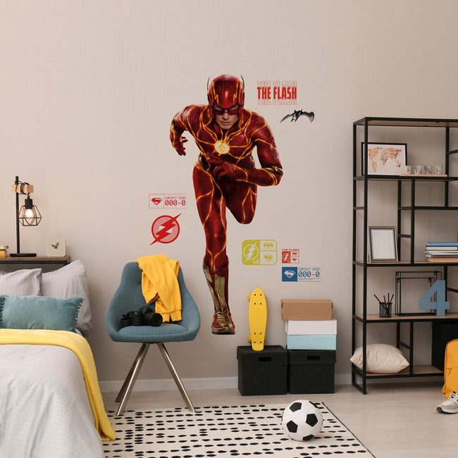 The Flash Movie Giant Wall Decals Wall Decals RoomMates Decor   