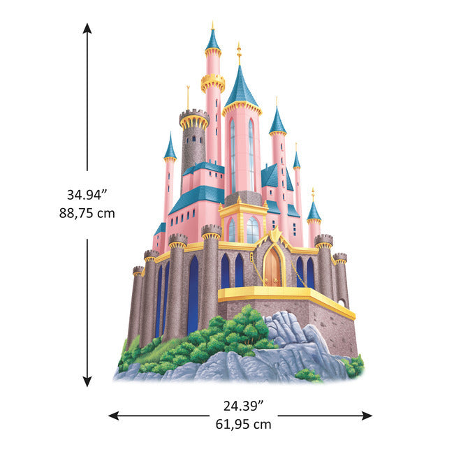 Disney Princess Castle with String Lights Wall Decals Wall Decals RoomMates Decor   