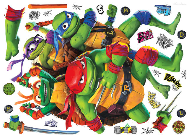 Teenage Mutant Ninja Turtles Cartoon Vinyl Sticker Decal WALL *SIZES*