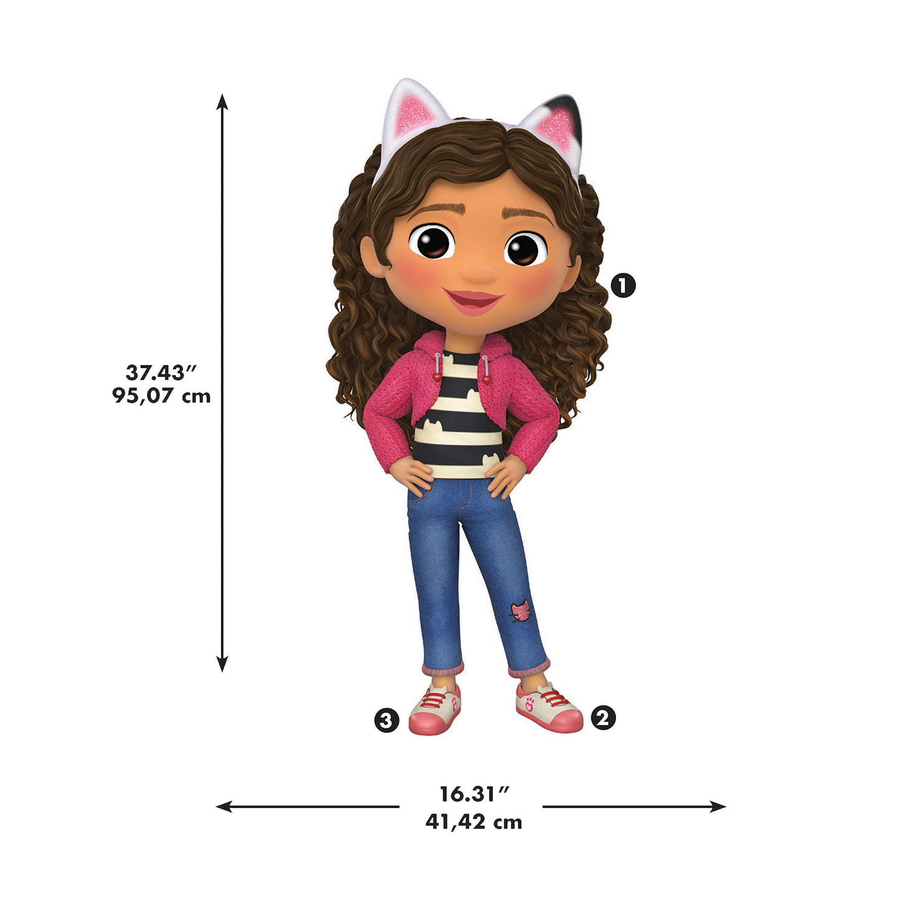 Gabby's Dollhouse Character Giant Wall Decals Wall Decals RoomMates   