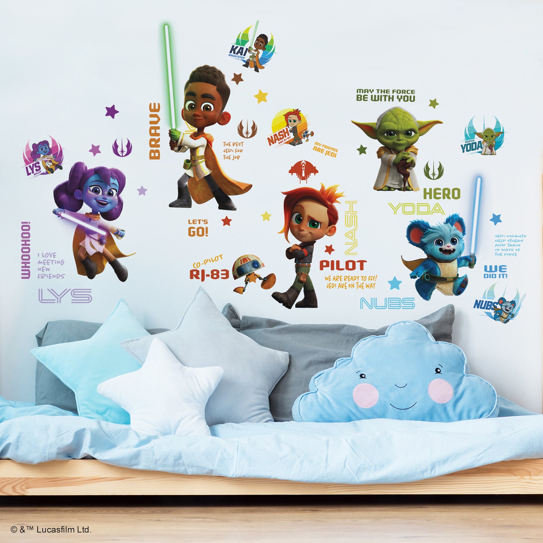 Star Wars Young Jedi Adventures Wall Decals Wall Decals RoomMates