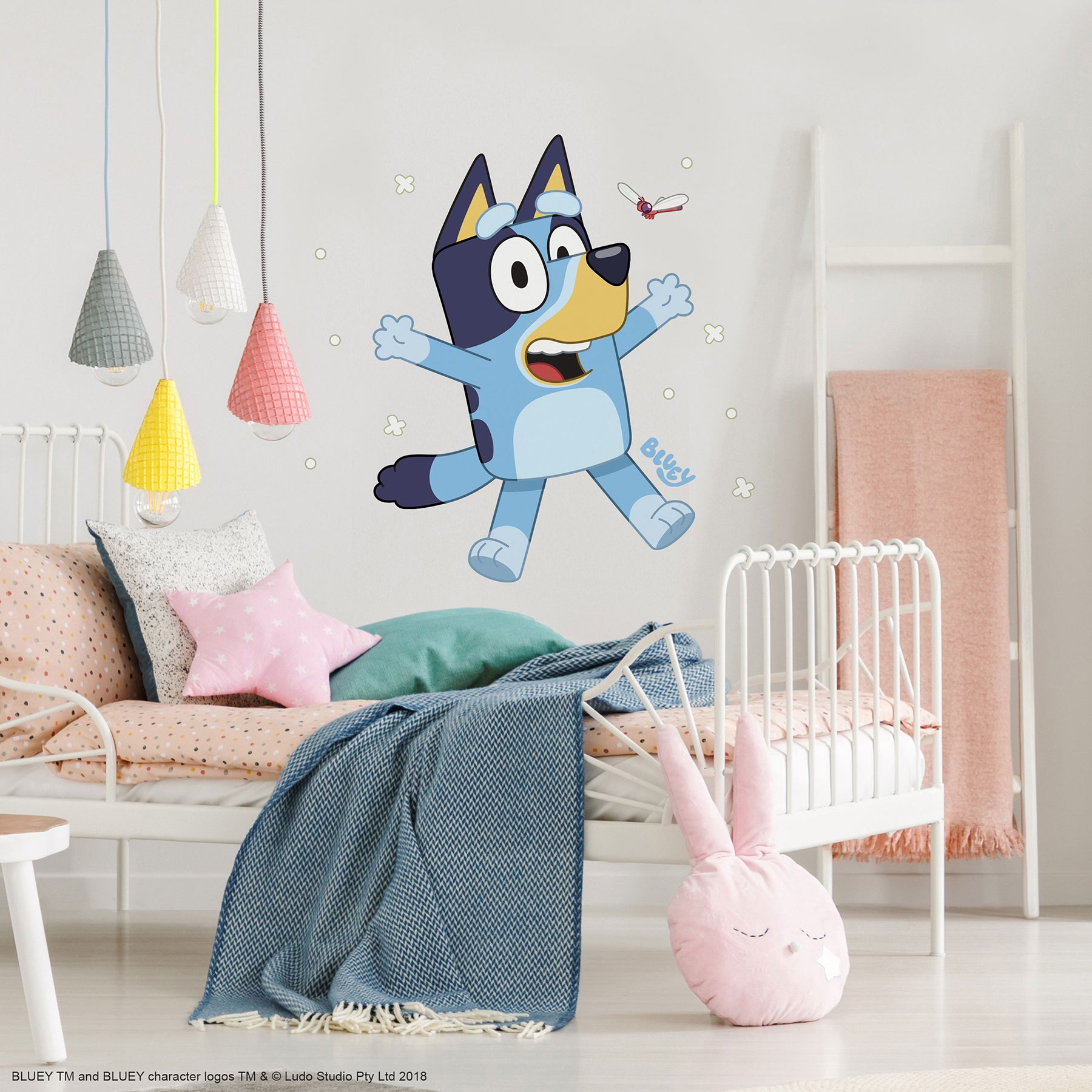Bluey Character Peel and Stick Wall Decals Wall Decals RoomMates Decor   