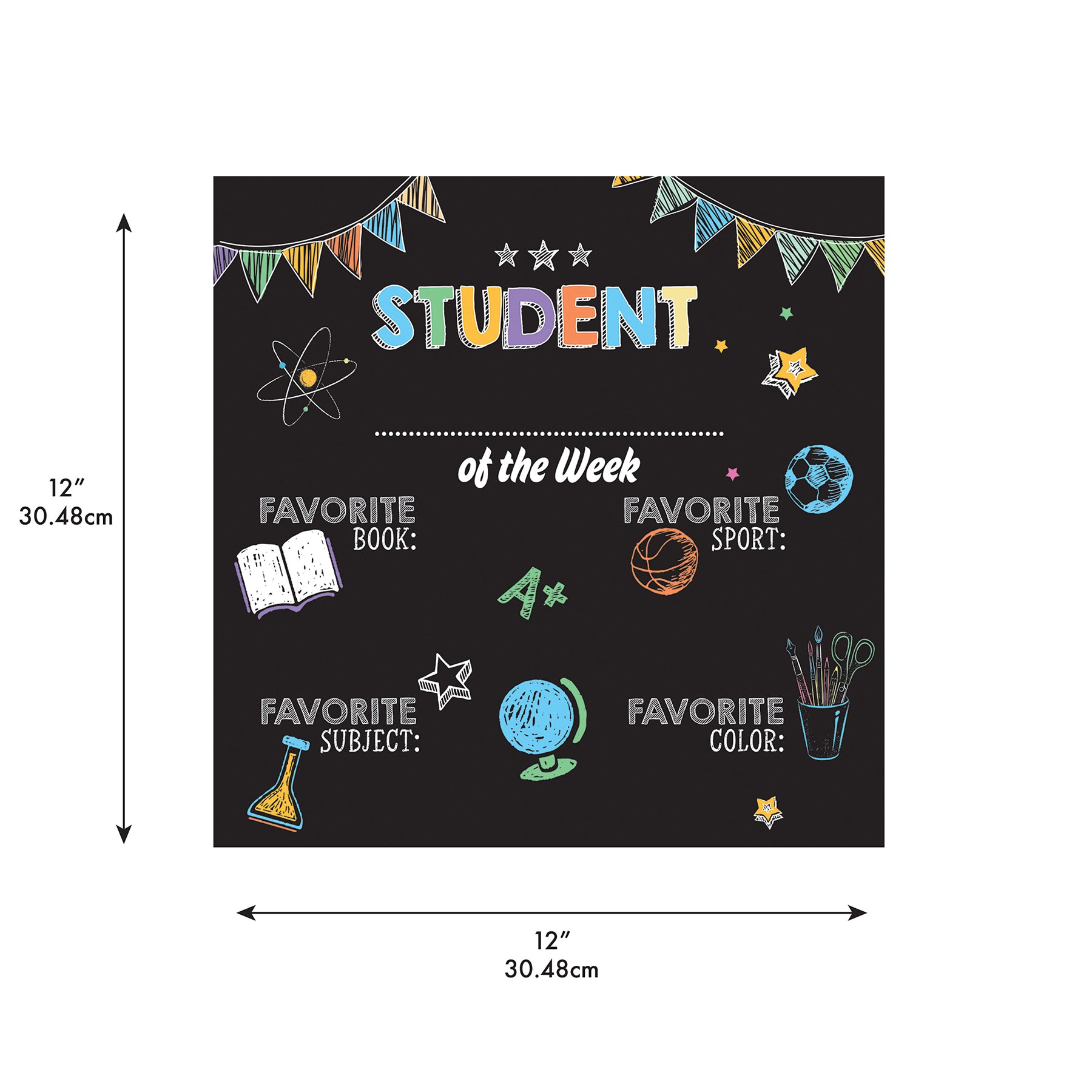 Student Chalkboard Chalkboard RoomMates Decor   